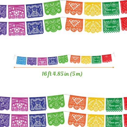 TIRA DE PLASTICO PICADO 1/2 BODA MULTI