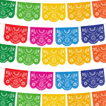 TIRAS DE PLASTICO PICADO 1/2 DESTELLO MULTI